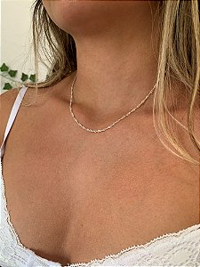 Corrente Singapura 45cm em Prata 925