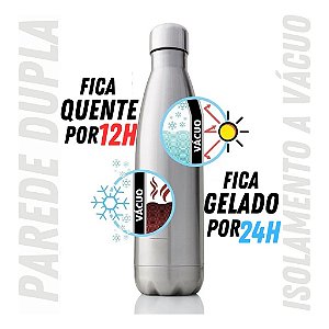Garrafa Aco Inox 750 Ml - Cod:1264