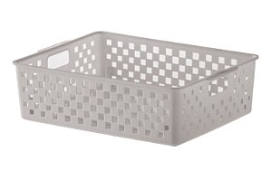 Cesto Organizador Quadratta 27X21X8 - Cod:891Creme