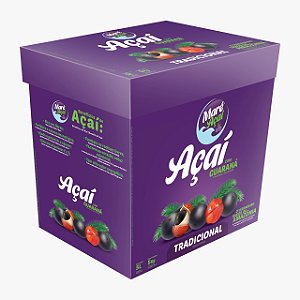 CREME DE AÇAÍ COM GUARANÁ - CX DE 5 KG