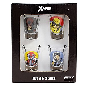 Kit Shot c/ 4 Peças 60ml - X-Men