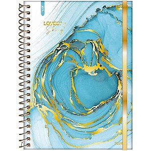 Planner Permanente Arte Marble 160 paginas - 17cm x 24cm