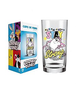 COPO LONG DRINK LOONEY TUNES 300 ML - TAZ (7898919019779)