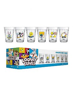 COPO LOONEY TUNES 190ML - JOGO DE 6 UNIDADES (7898919019571)