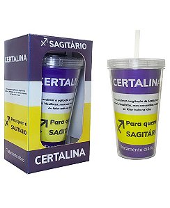 COPO ACRILICO PAREDE DUPLA SAGITARIO 470 ML (7898919012275)