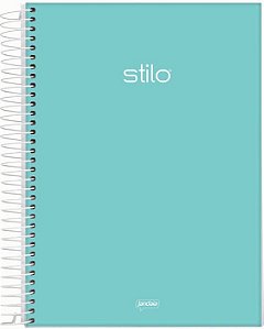 Caderno Universitário 1 Matéria 80 Folhas 20x27,5cm - Stilo Verde