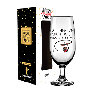 TACA DE CERVEJA 300ML - FLORK - LADO DOCE