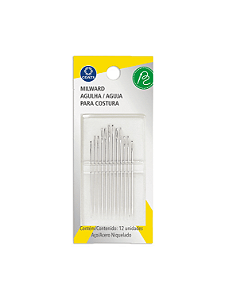 Cartela de Agulhas para Costura Manual 12 unidades