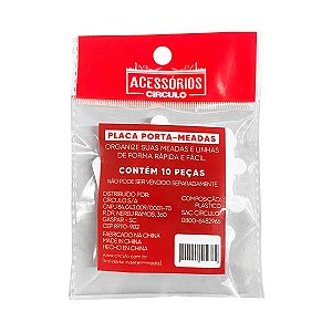 Placa Porta Meadas 10 peças - Círculo