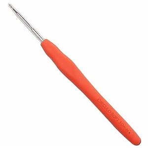 Agulha de Crochê Soft Cabo Emborrachado Circulo - 3,0mm