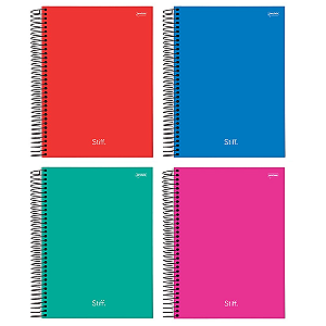 Caderno Universitário 10 Matérias 160 Folhas 20x27,5cm - Stiff