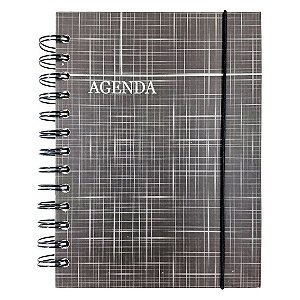 Agenda Permanente 13cm x 18cm 160 folhas - Capas Sortidas