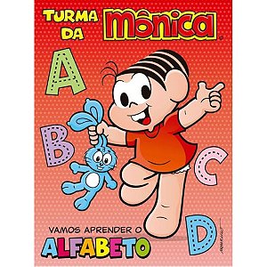 Livro Grampeado de Atividades Turma da Monica - Vamos Aprender o Alfabeto