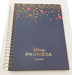 Planner Permanente 80 Folhas Capa Dura 14,6cm x 20,6cm - DISNEY PRINCESA