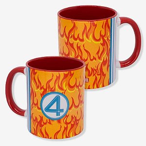 Caneca de Cerâmica 350ML - 4 FANTASTICO TOCHA HUMANA