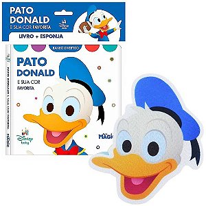 LIVRO DE BANHO C/ ESPONJA - DONALD