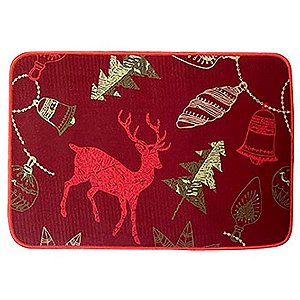 Tapete Capacho 39cm x 59cm Poliester Natalino