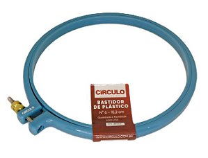 Bastidor de Plástico 6 - 15,2cm - Azul