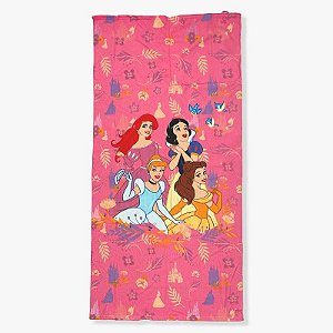 Toalha de Praia 70x140cm 2 em 1 Sacola - PRINCESAS