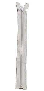 Ziper Nylon Destacável N5 30cm - Branco
