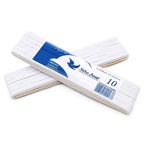 Elástico São José 10 - Branco - 6mm x 10 metros