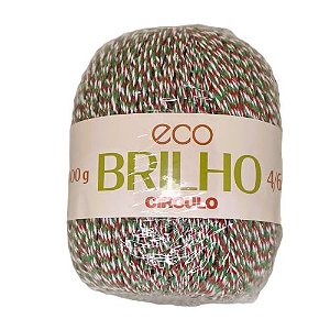 Barbante Eco Brilho 4/6 400g - Cor Guirlanda Cód. 9070