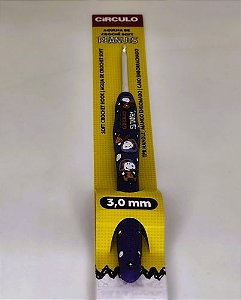 Agulha de Crochê Soft Emborrachada Estampa Snoopy - 3,0mm