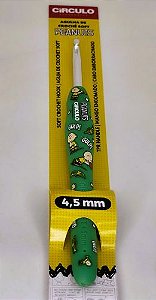 Agulha de Crochê Soft Emborrachada Estampa Snoopy - 4,5mm