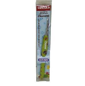 Agulha de Crochê Soft Emborrachada Estampa Hello Kitty e Amigos - Chococat - 2,0mm