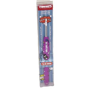 Agulha de Crochê Soft Emborrachada Estampa Hello Kitty e Amigos - Bad Badtz-Maru - 4,0mm