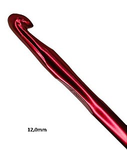 Agulha de Crochê Aluminio Colorido Círculo - 12,0mm