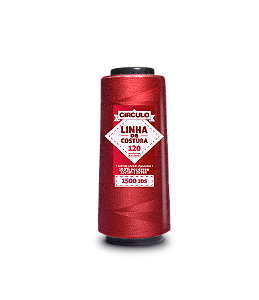 Linha de Costura 100% Poliester 1371m 1500j - Cor Cereja cód. 113
