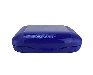 Tupperware Visual Box Estojo Azul Marinho