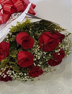 Buque de 8 Rosas Vermelhas