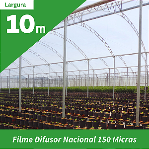 Filme Agrícola Difusor 150 Micras | 10 metros de largura