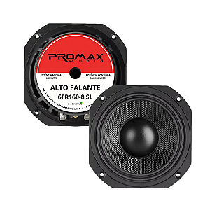 ALTO FALANTE PROMAX 6' 120RMS-FULL RANGER  6FR160-8 STEEL LINE