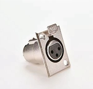 CONECTOR XLR FEMEA ALA1027 DE PAINEL