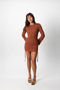 Vestido Curto Malha Terra