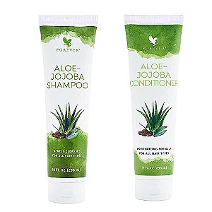 Kit Aloe Jojoba Shampoo e Aloe Jojoba Condicionador