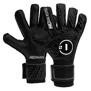 Luva de Goleiro Profissional N1 Cronos Black + Adesivo
