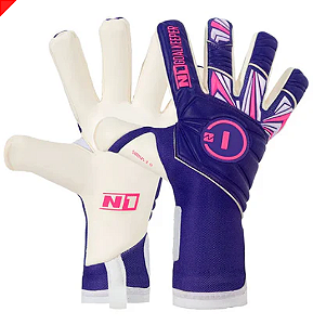 LUVA DE GOLEIRO PROFISSIONAL N1 SIRIUS ROXA + BRINDE