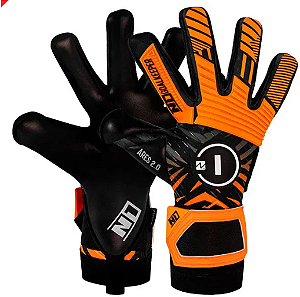 LUVA DE GOLEIRO N1 ARES LARANJA + BRINDE