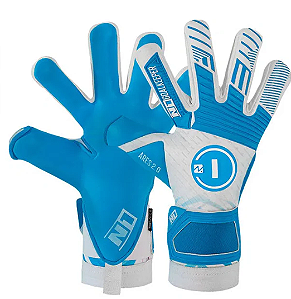 LUVA DE GOLEIRO PROFISSIONAL N1 ARES AZUL + BRINDE