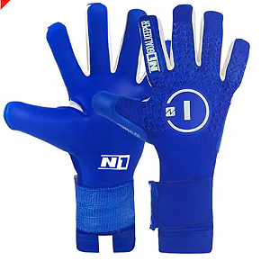 LUVA DE GOLEIRO PROFISSIONAL N1 SCORPIUS Blue 2.0 + BRINDE