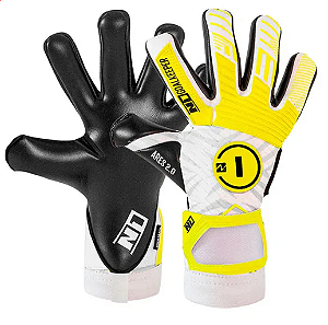 LUVA DE GOLEIRO PROFISSIONAL N1 ARES NEON + BRINDE