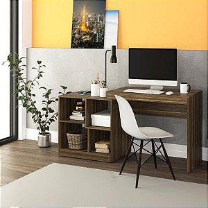 ME 403-Escrivaninha com nichos, DJD. CASTANHO