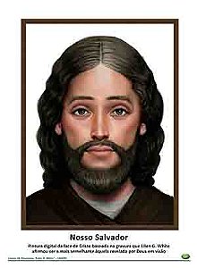 Retrato: Nosso Salvador - A Face de Cristo (Colorida Frontal)