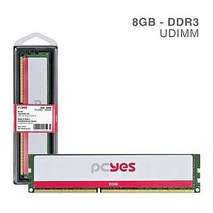 MEMÓRIA RAM PCYES 8GB DDR3 1600MHZ PM081333D3
