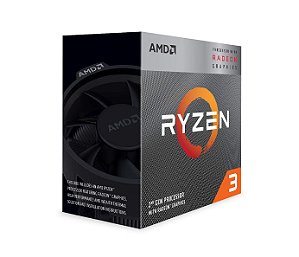 PROCESSADOR AMD RYZEN 3 3200G, Cache 4, 3.6 GHZ (Turbo 4 GHZ), AM4
