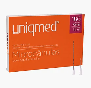 Microcânulas com Agulha Auxiliar – Caixa c/12